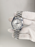 Datejust Arabic White President