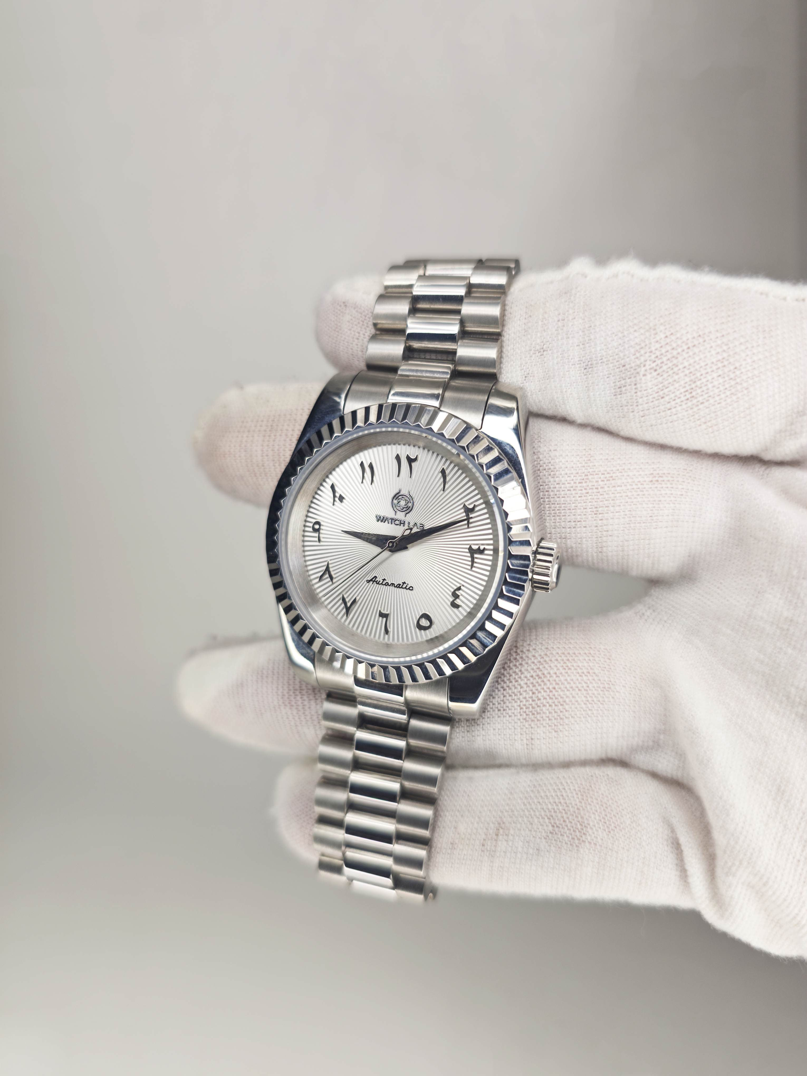 Datejust Arabic White President
